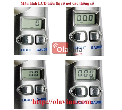 Đồng hồ đo áp suất lốp xe đa năng