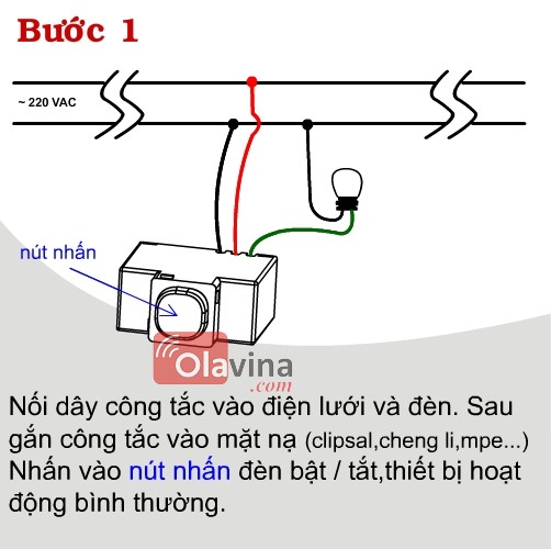 Công tắc điều khiển từ xa IR2A