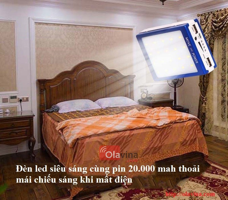 Pin sạc dự phòng năng lượng mặt trời 20.000 mah