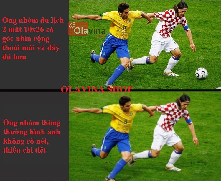 Ống nhòm du lịch 2 mắt 10x26 OLASHOP.VN