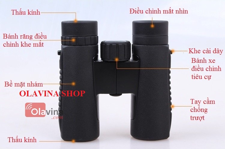 Ống nhòm du lịch 2 mắt 10x26 OLASHOP.VN