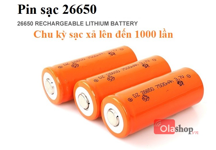 Pin sạc Lithium 26650