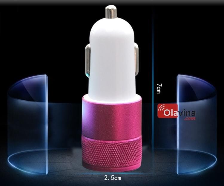 Sạc ô tô 2 cổng usb