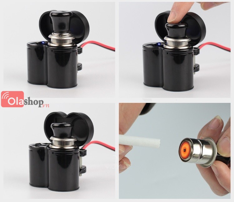 Tẩu châm thuốc trên ô tô - Auto cigarette lighter