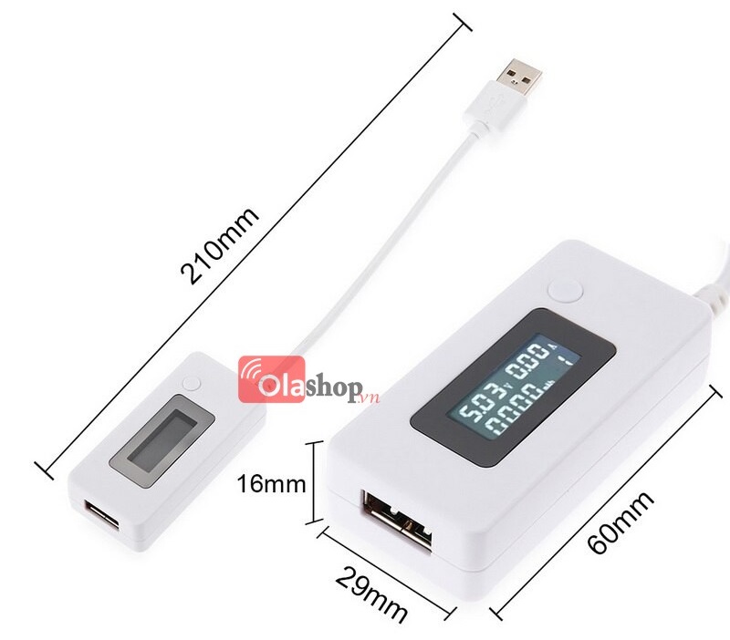 USB test đo điện áp và công suất pin