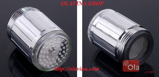 Vòi nước phát sáng đổi màu cảm biến nhiệt OLAVINA SHOP