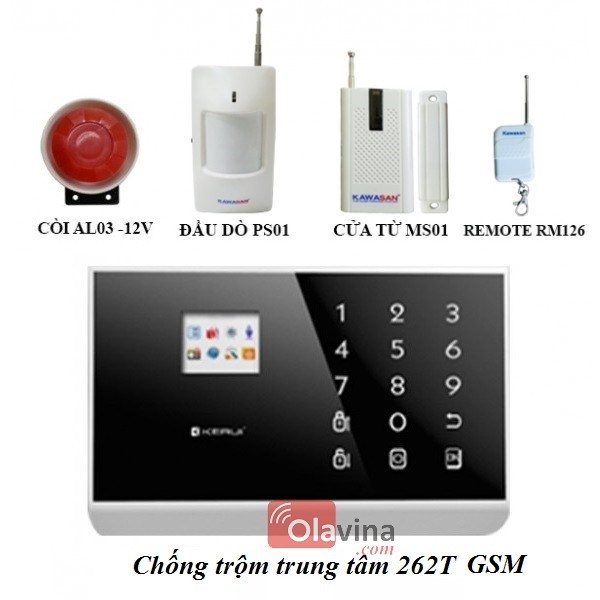 Chống trộm trung tâm 262T GSM