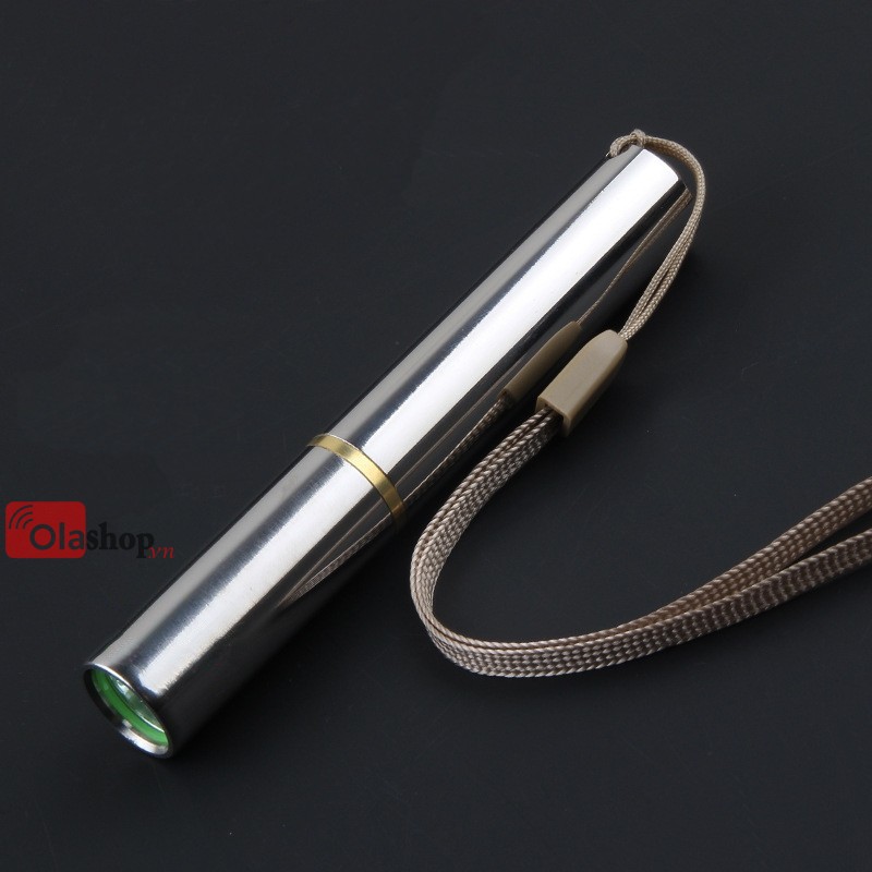 Đèn pin siêu sáng mini Inox Cree XPE