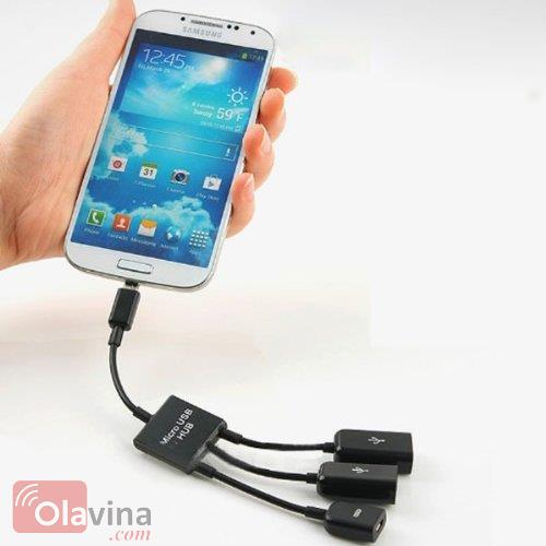 Micro usb OTG hub đa năng