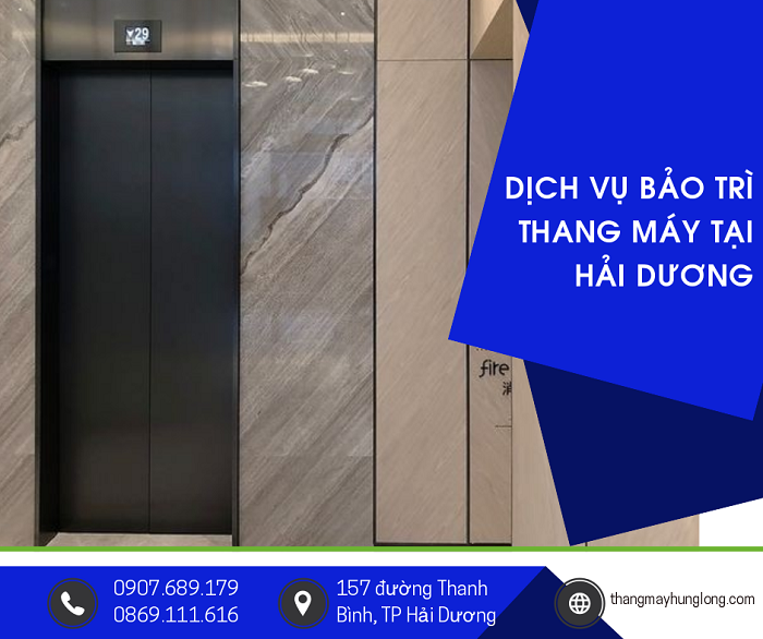 Dịch vụ bảo trì thang máy tại Hải Dương