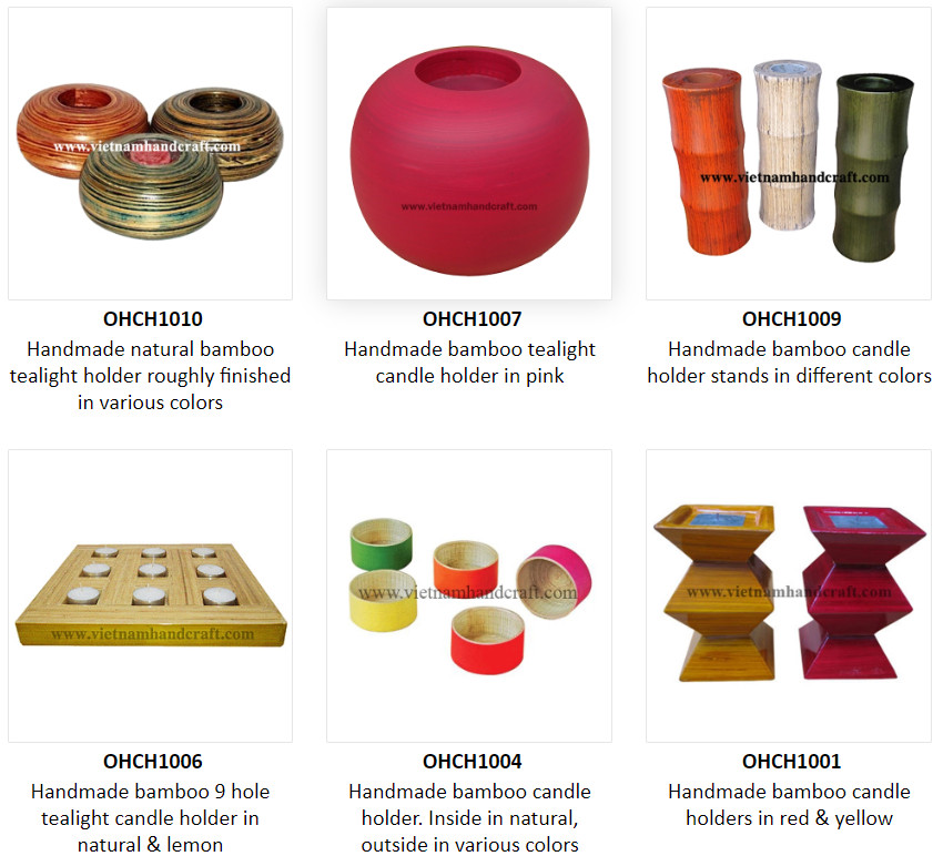 handcrafted spun bamboo gifts and tableware and decorative home accents and home decor accessories products producers 