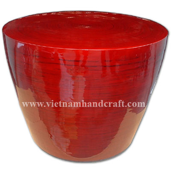 handmade coiled bamboo stools and stands and chairs and tables products