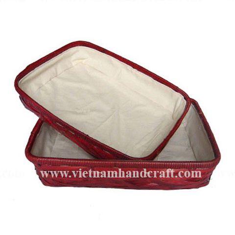 handmade lacquered bamboo bowls and baskets and laundry baskets and hampers products