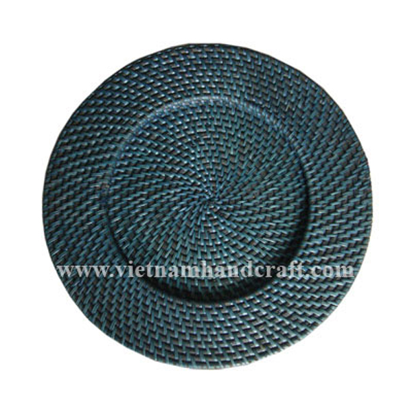 handmade rattan bamboo dishes and plates and charger plates and platters products