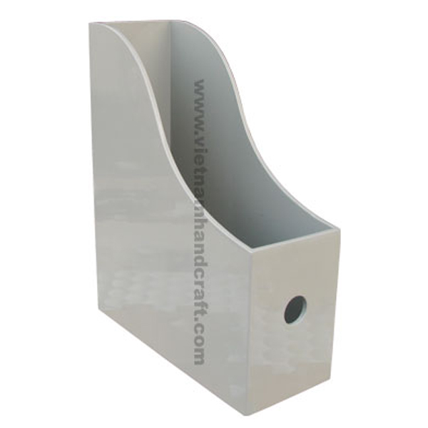 Lacquer document holder in solid gray Lacquer document holder in solid gray