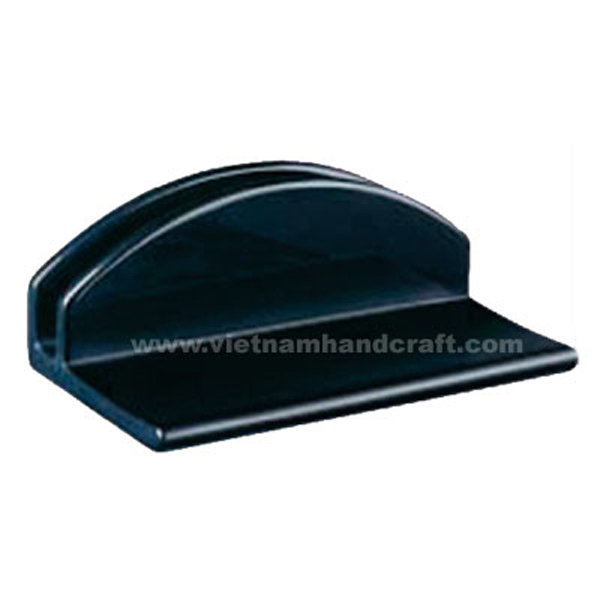 Black lacquer letter stand/holder Black lacquer letter stand/holder
