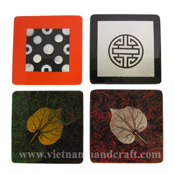 Handcrafted lacquer coasters Handcrafted lacquer coasters