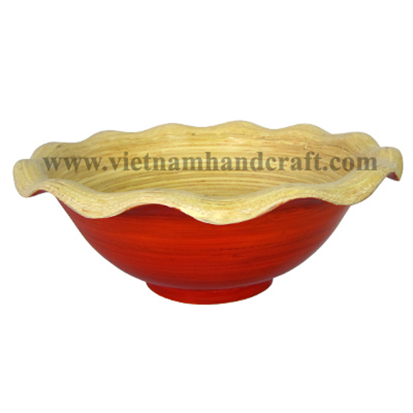 Coiled bamboo fruit bowl Coiled bamboo fruit bowl