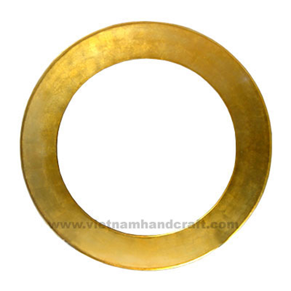 Handcrafted wooden lacquerware mirror frame in gold silver Handcrafted wooden lacquerware mirror frame in gold silver