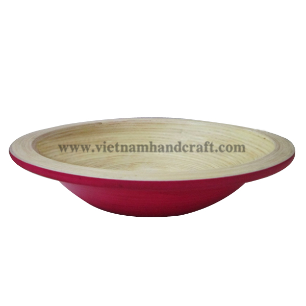 Handmade coiled bamboo decor bowl Handmade coiled bamboo decor bowl