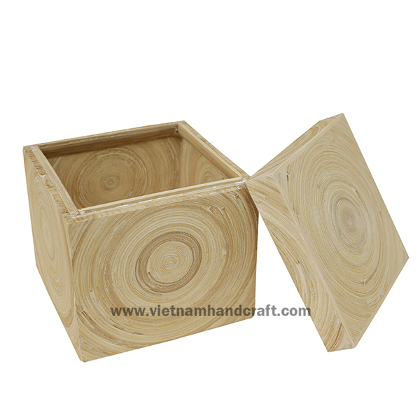 Natural handmade bamboo amenity box Natural handmade bamboo amenity box