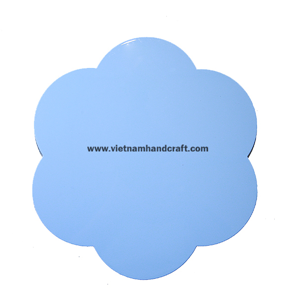 Flower-shaped wooden lacquerware placemat Flower-shaped wooden lacquerware placemat