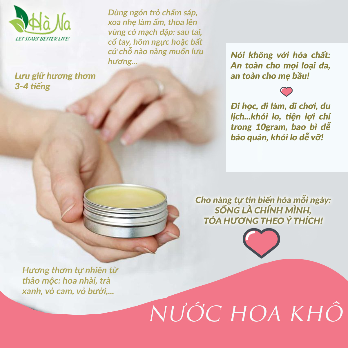 Cách sử dụng nước hoa khô siêu lưu hương