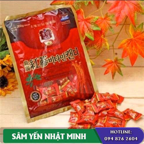 KẸO HỒNG SÂM KUMSAM HÀN QUỐC giúp thơm miệng, sảng khoái