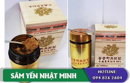 Tác dụng của Bột Đông trùng hạ thảo KGS 180g 