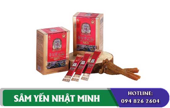 tác dụng Bột Hồng Sâm Powder Limited 60 gói KGC 