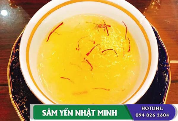 Cách làm yến sào nghệ tây