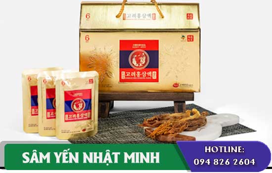 Nước hồng sâm Gold KGS hộp 20 gói x 80ml Hàn Quốc