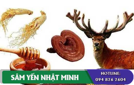 Cao hồng sâm nhung hươu linh chi cải thiện sức khỏe