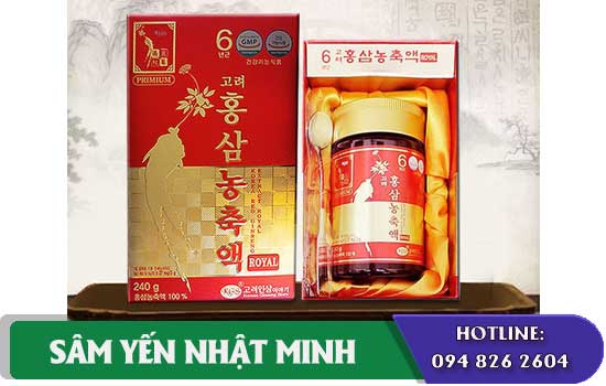 Cao hồng sâm Royal KGS 240g ngừa bệnh loãng xương