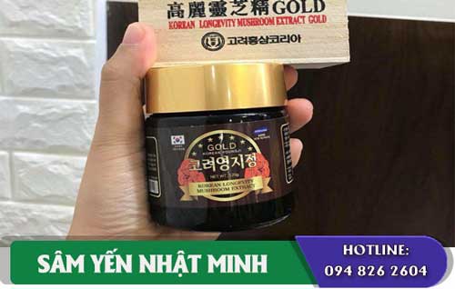 chống lão hóa với Cao Linh Chi Đỏ Hộp Gỗ Trắng YoungJi