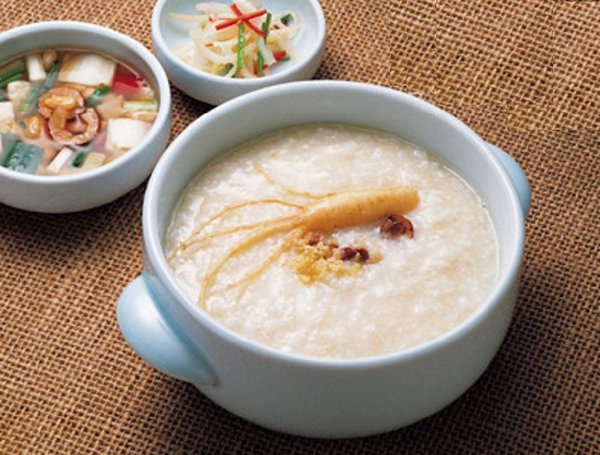 Cháo nhung hươu gà sâm