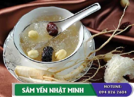 Chè yến nho đen nhân sâm