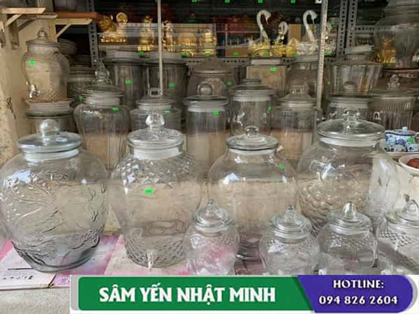 chọn bình thủy tinh ngâm rượu chất lượng