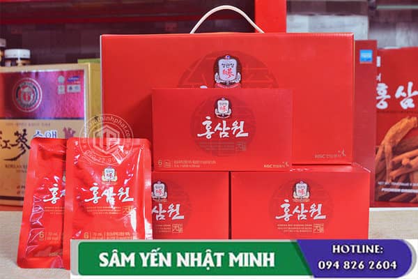 Công dụng nước hồng sâm