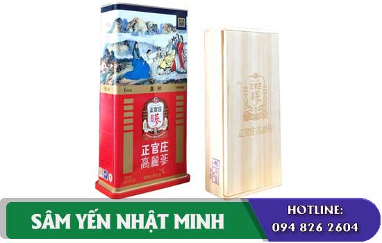 Hồng sâm Hàn Quốc 30PCS 300g nâng cao sức khỏe