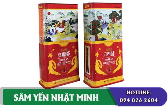 Hồng Sâm Hàn Quốc Daedong củ khô 600g ngừa ung thư