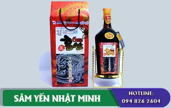 Nước hồng sâm đông trùng hạ thảo chai 3 lít ngừa bệnh tật