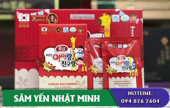 Nước hồng sâm Kid & Friend Bio gold hiệu quả không