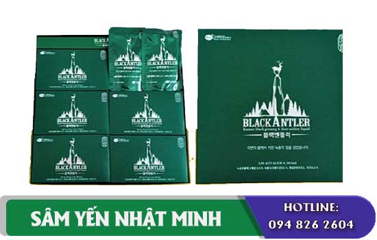 Nước Uống Hắc Sâm Nhung Hươu KGS chính hãng