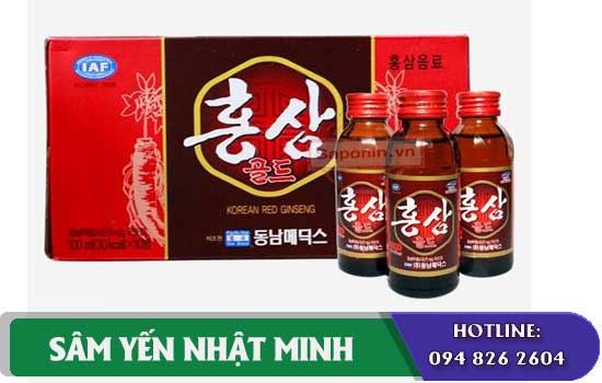 Nước uống hồng sâm tăng lực hàn quốc