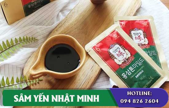 Nước Hồng Sâm KGC Tonic Mild 30 Gói dùng thế nào