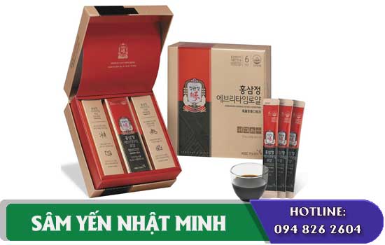 Nước uống hồng sâm KGC Hậu Duệ Mặt Trời nâng cao sức khỏe
