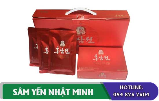 Nước hồng sâm chính phủ KGC 15 gói tốt cho sức khỏe
