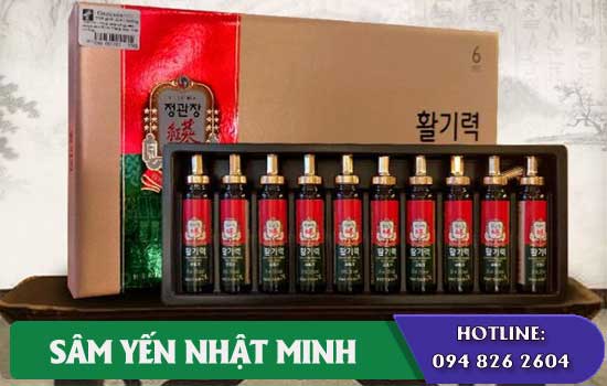 nước uống hồng sâm chính phủ KGC 10 ống chính hãng