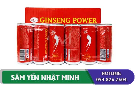 Nước uống hồng sâm KGS Hàn Quốc cung cấp năng lượng